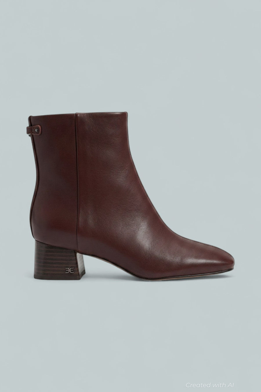 Women’s Paige Square Toe Block Heel Ankle Booties - Spiced Pecan - 6.5 - Bootie