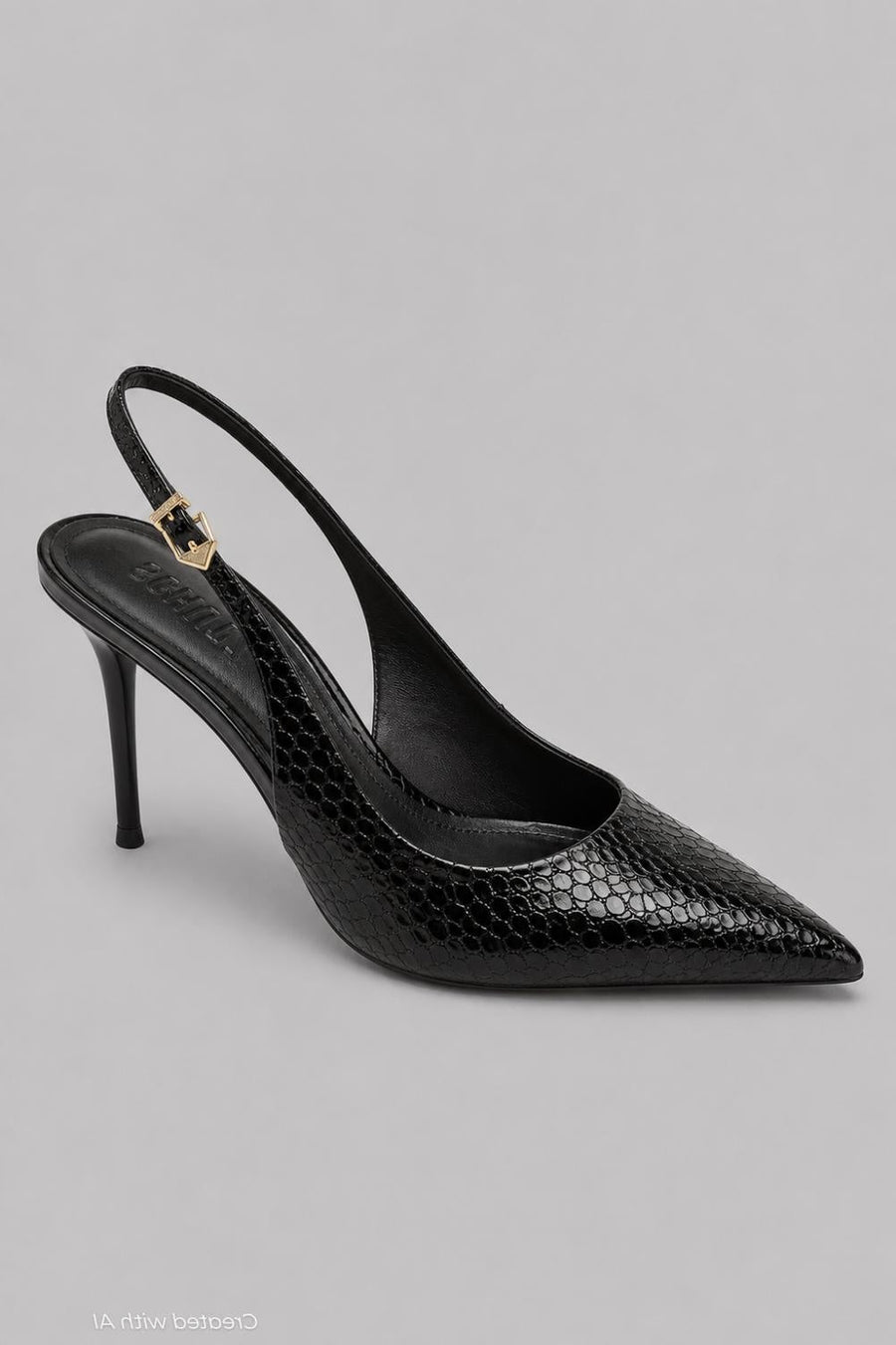 Women’s Paola Pointed Slingback Pumps - Black - Slingback