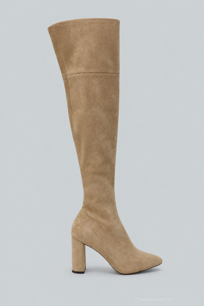 Women’s Parisah Over The Knee Boots - Ice Suede - 9 - Boots
