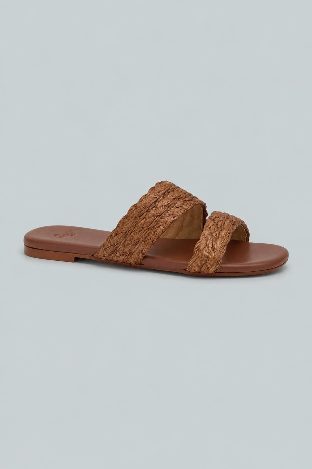 Women’s Paz Woven Slide Sandals - Chocolate - 9 US / 39 EU - Slip-On