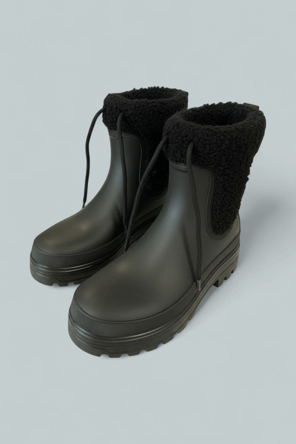 Women’s Peak Boots - Black Rubber - 6 - Boots