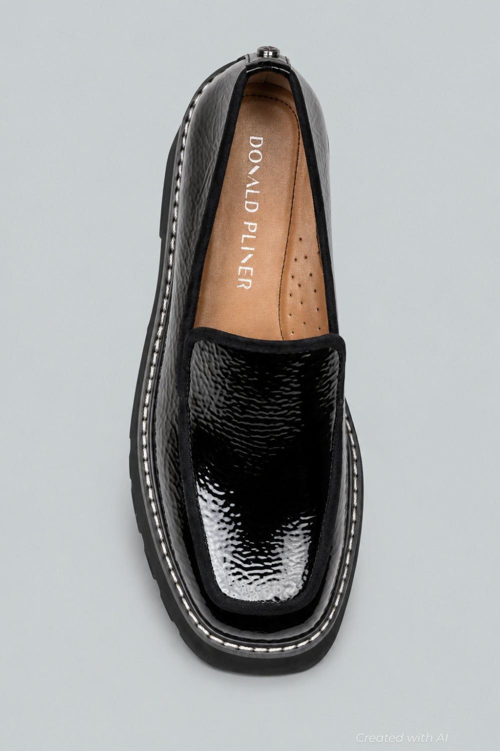 Women’s Peggi Leather Wedge Loafers - Black - Loafers