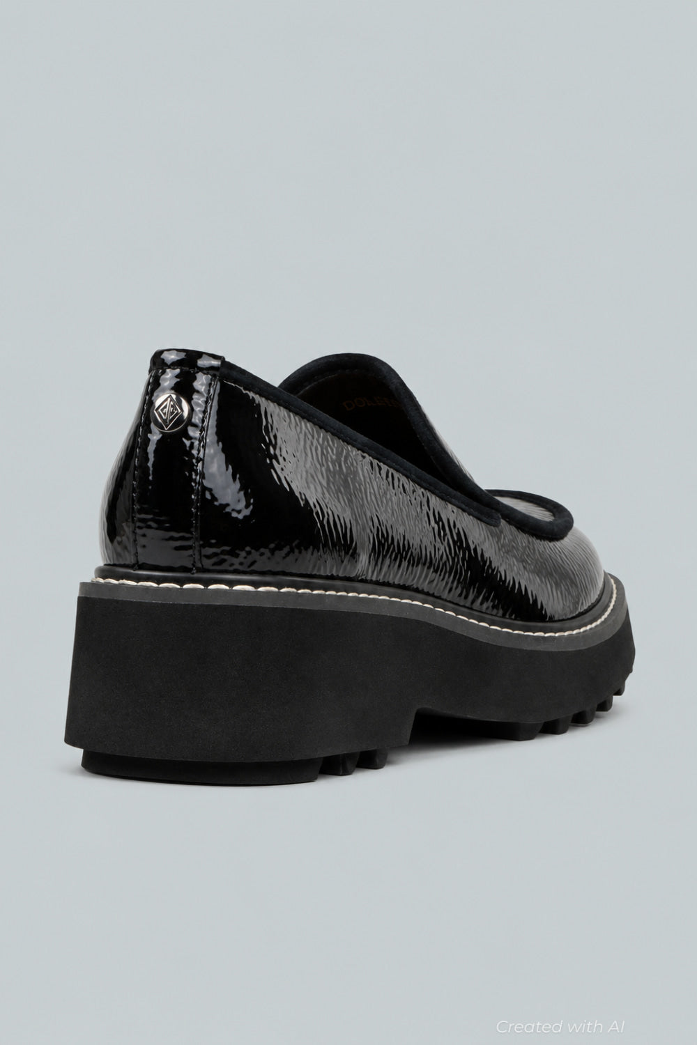 Women’s Peggi Leather Wedge Loafers - Black - Loafers