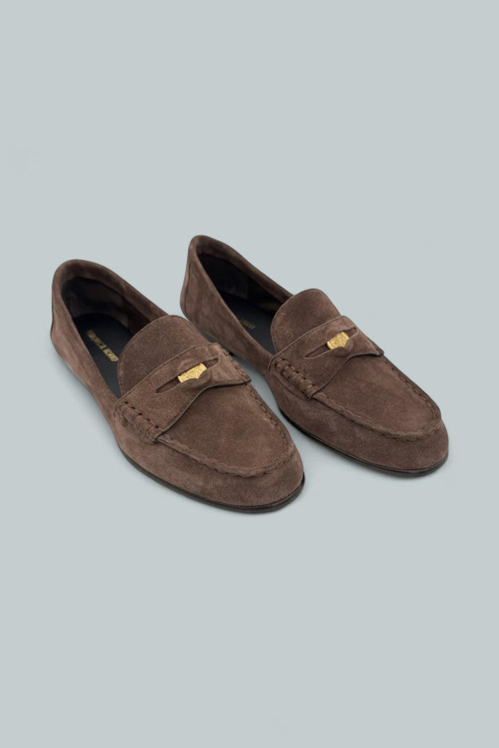 Womens Penny Slip On Loafer Flats - Espresso - US 8 - Loafers