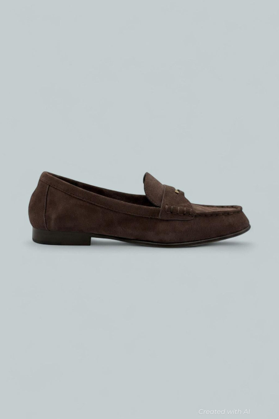 Womens Penny Slip On Loafer Flats - Espresso - US 8 - Loafers
