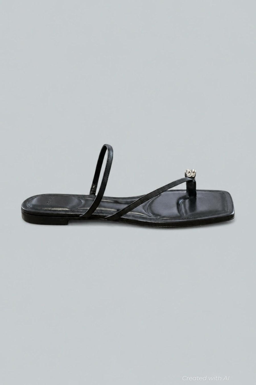 Women’s Polli Toe Ring Sandals - Black - 8.5 - Sandals