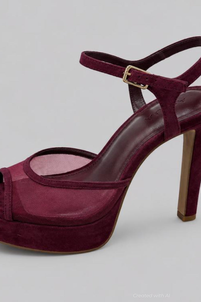 Women’s Poppy Platform Sandals - Bordeaux - Sandal