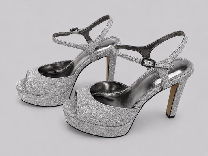 Women’s Poppy Platform Sandals - Silver - 7.5 - Sandal