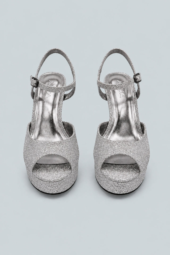 Women’s Poppy Platform Sandals - Silver - 7.5 - Sandals