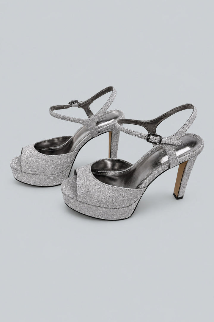 Women’s Poppy Platform Sandals - Silver - 7.5 - Sandals