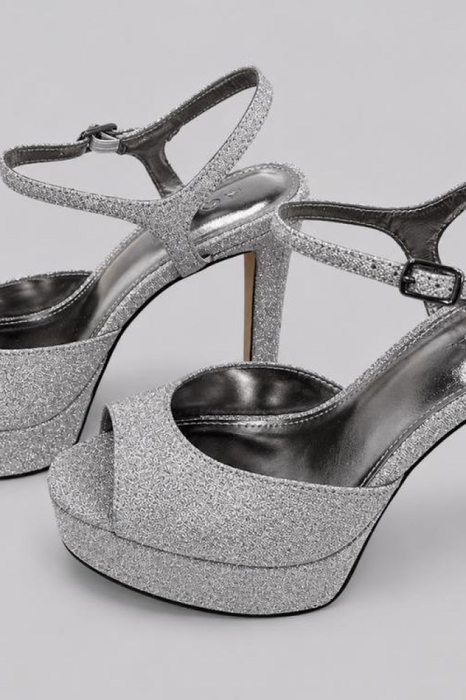 Women’s Poppy Platform Sandals - Silver - 7.5 - Sandal