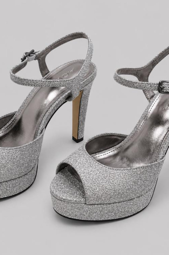 Women’s Poppy Platform Sandals - Silver - 7.5 - Sandal