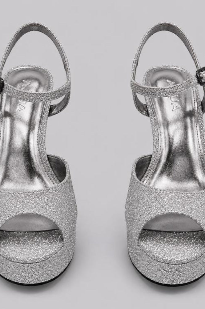 Women’s Poppy Platform Sandals - Silver - 7.5 - Sandal