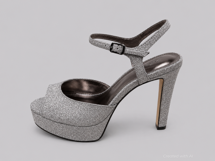 Women’s Poppy Platform Sandals - Silver - 7.5 - Sandal