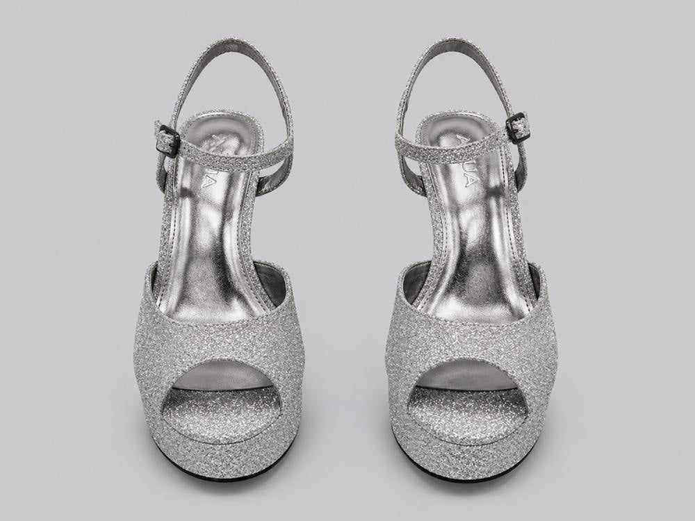 Women’s Poppy Platform Sandals - Silver - 7.5 - Sandal
