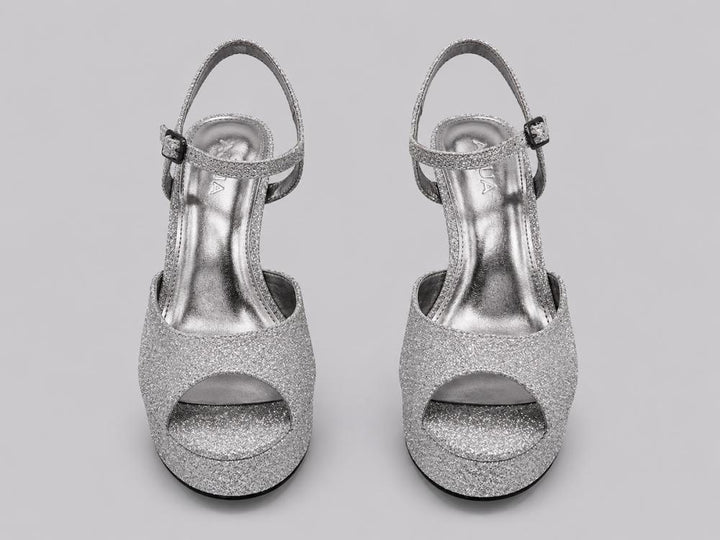 Women’s Poppy Platform Sandals - Silver - 7.5 - Sandal