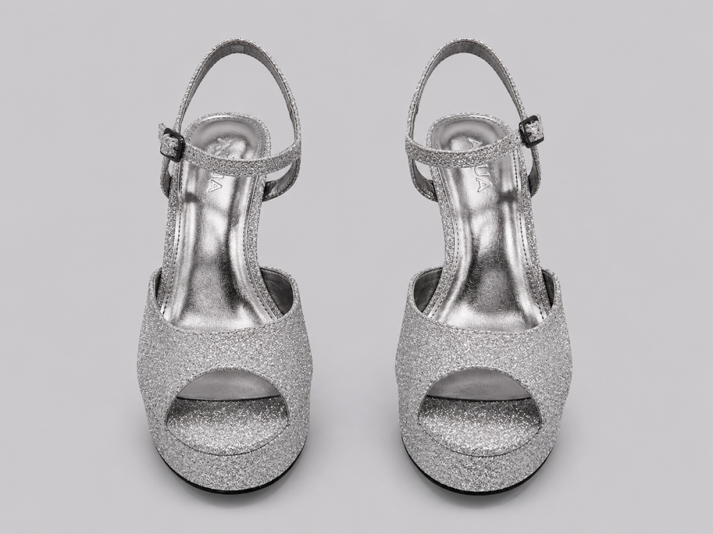 Women’s Poppy Platform Sandals - Silver - 7.5 - Sandal