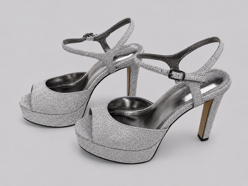 Women’s Poppy Platform Sandals - Silver - 7.5 - Sandal