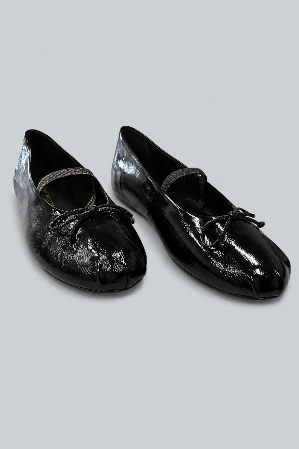 Women’s Prima Bow Ballet Flats - Black - 7.5 - Flats