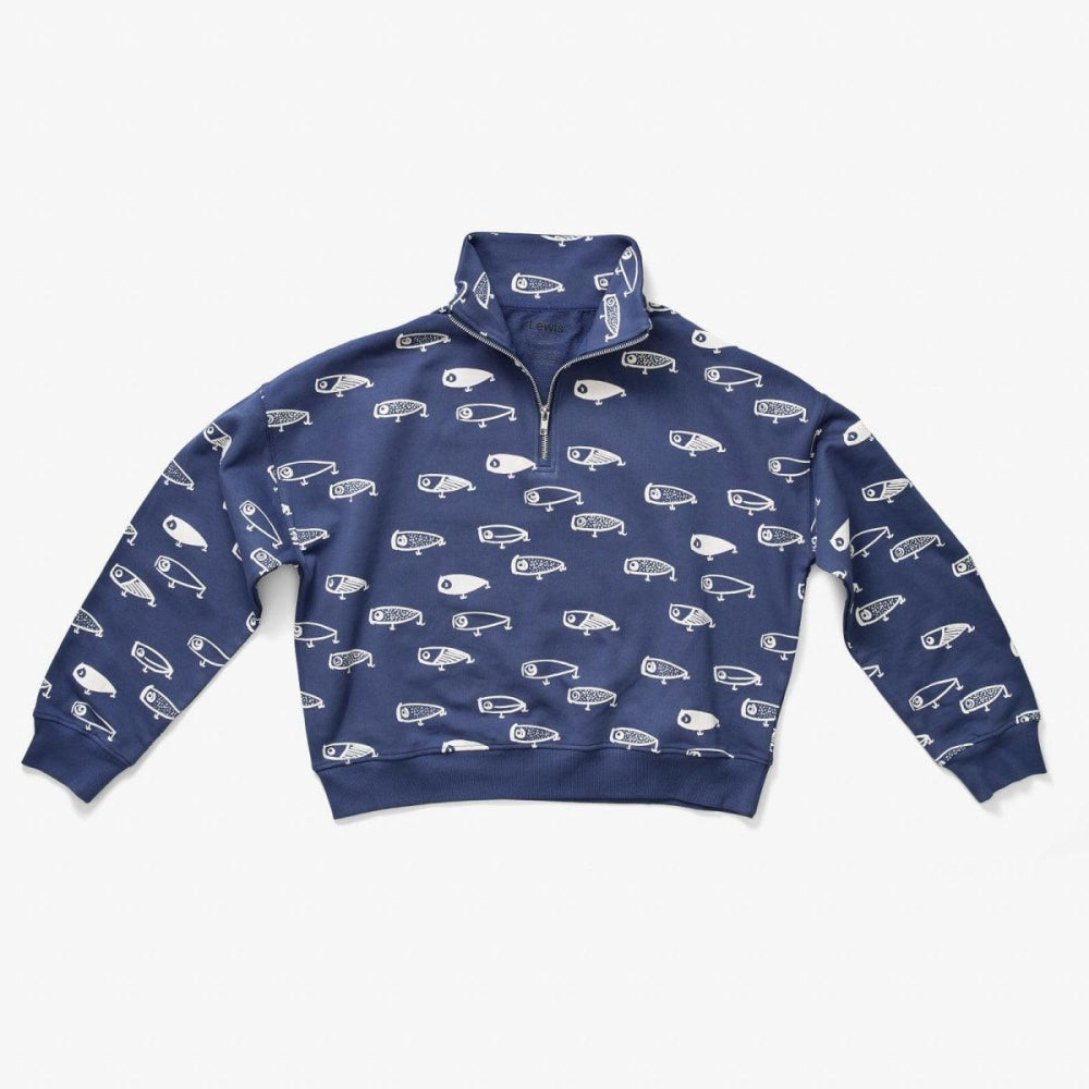 Women’s Quarter Zip - Lure Denim - Zip-up Sweatshirt