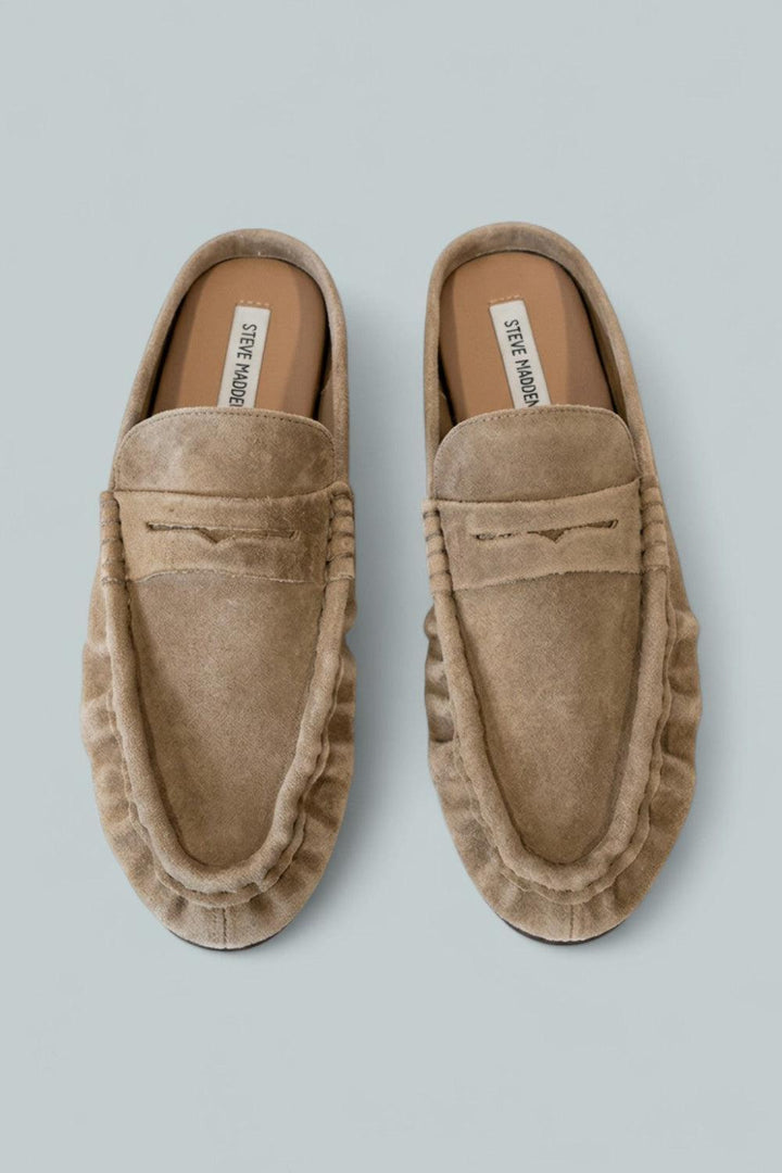 Women’s Rafe Penny Loafer Mules - Taupe Suede - Loafers