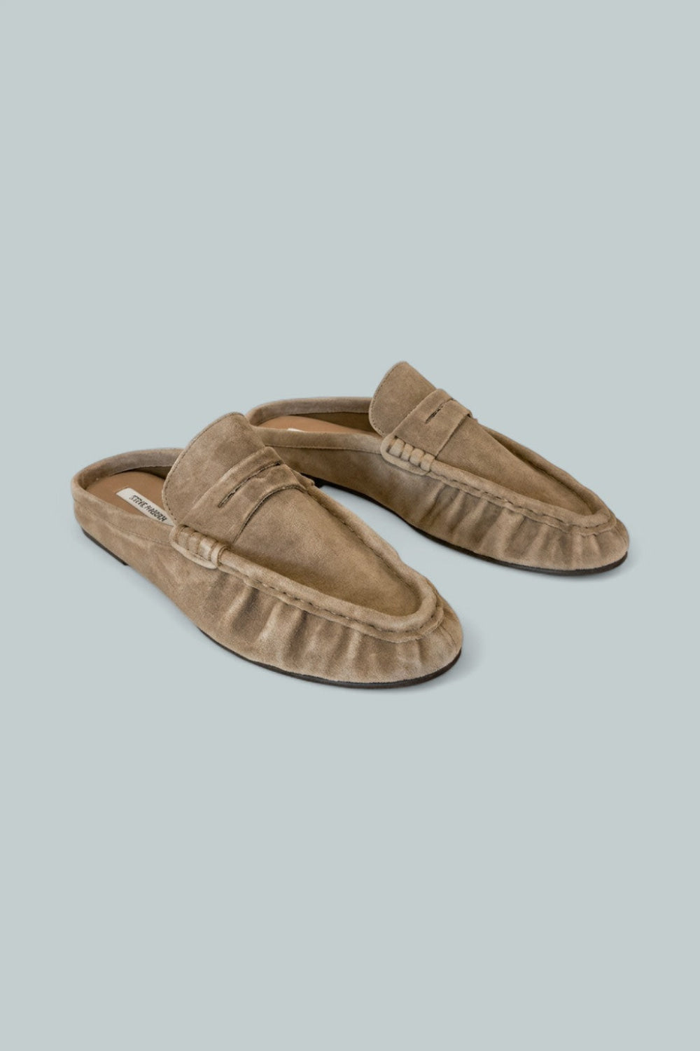 Women’s Rafe Penny Loafer Mules - Taupe Suede - Loafers