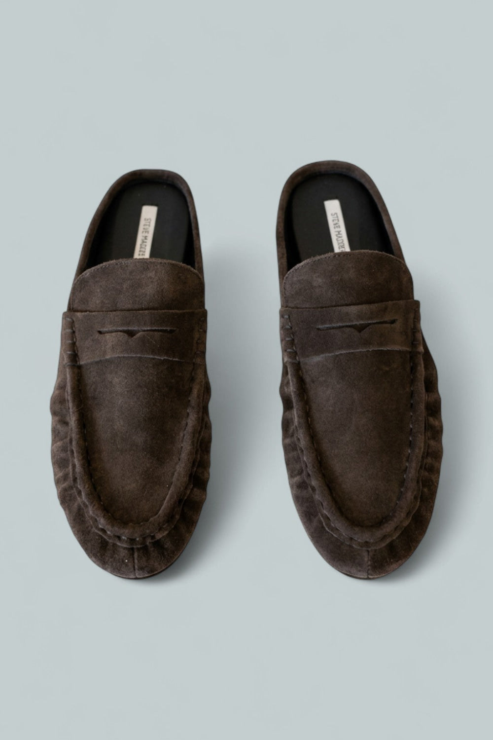 Women’s Rafe Slip-On Flats - Chocolate Brown Suede - 11 - Mules