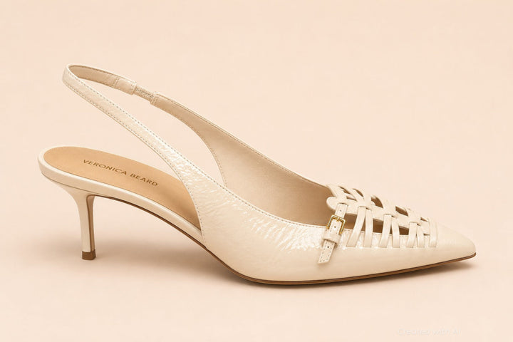 Women’s Rashida Slingback Pumps - Ecru - 12 - Slingback