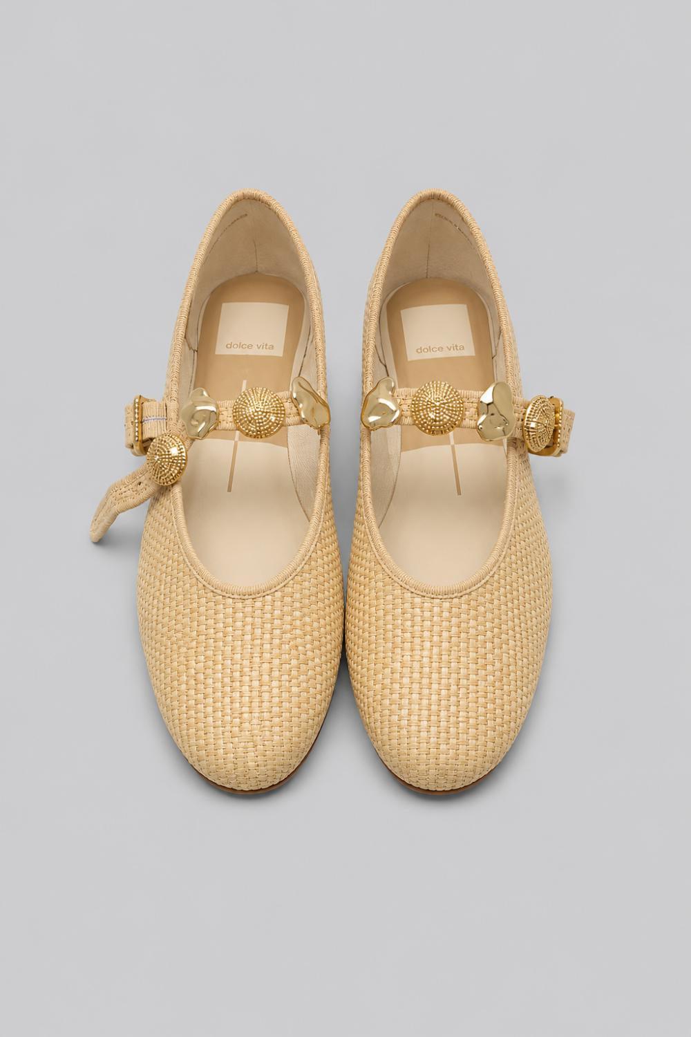 Women’s Relan Embellished Flats - Light Natural - Flats