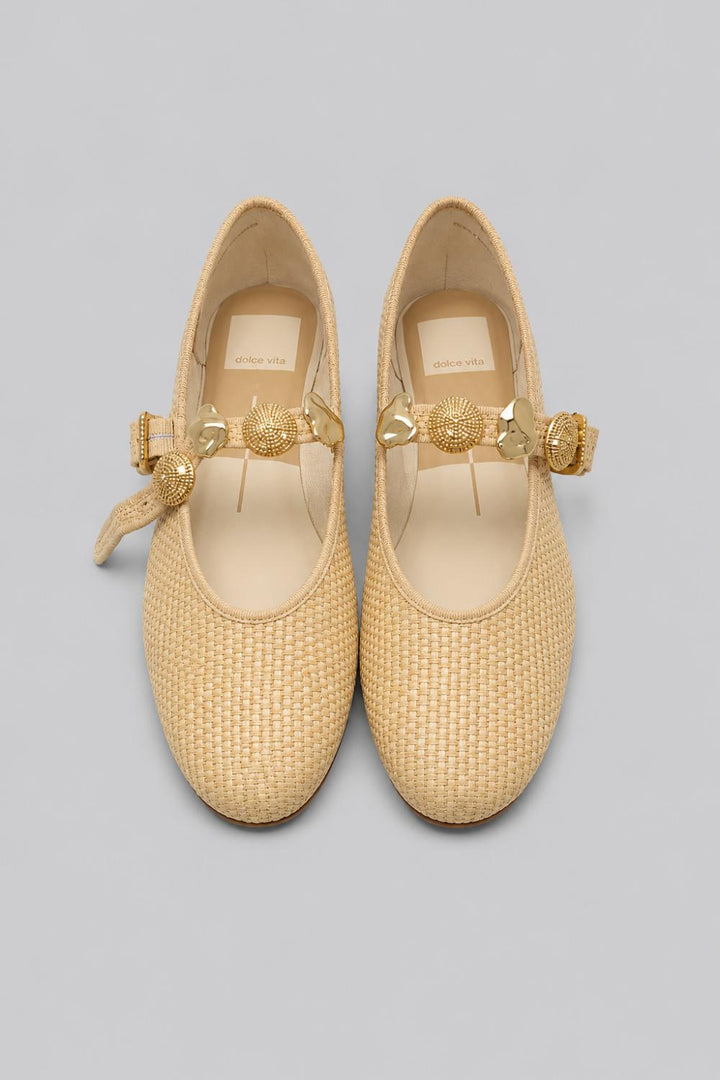 Women’s Relan Embellished Flats - Light Natural - Flats