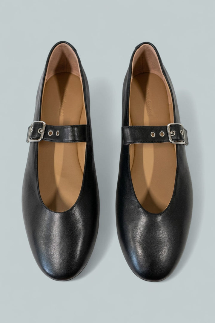Women’s Remy Mary Jane Flats - True Black - 9 - Mary Jane