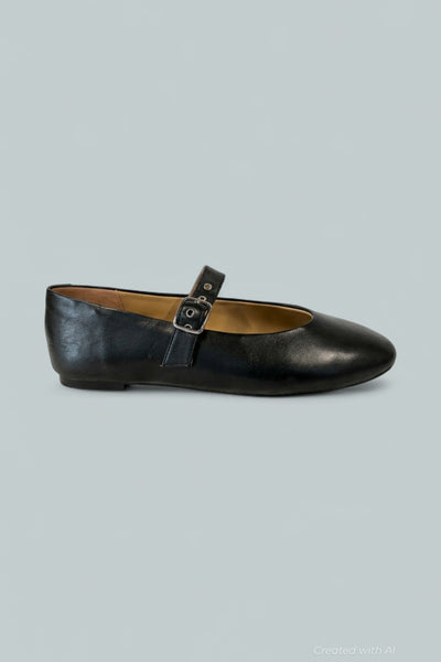 Women’s Remy Mary Jane Flats - True Black - 9 - Mary Jane