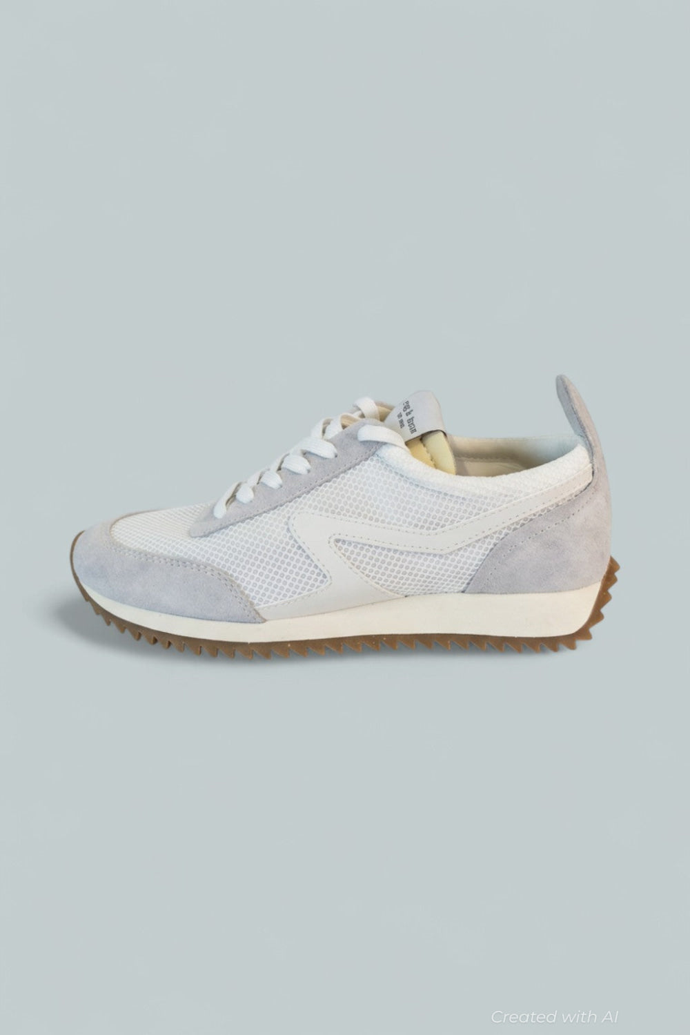 Women’s Retro Mesh Running Sneakers - Off White - Sneaker