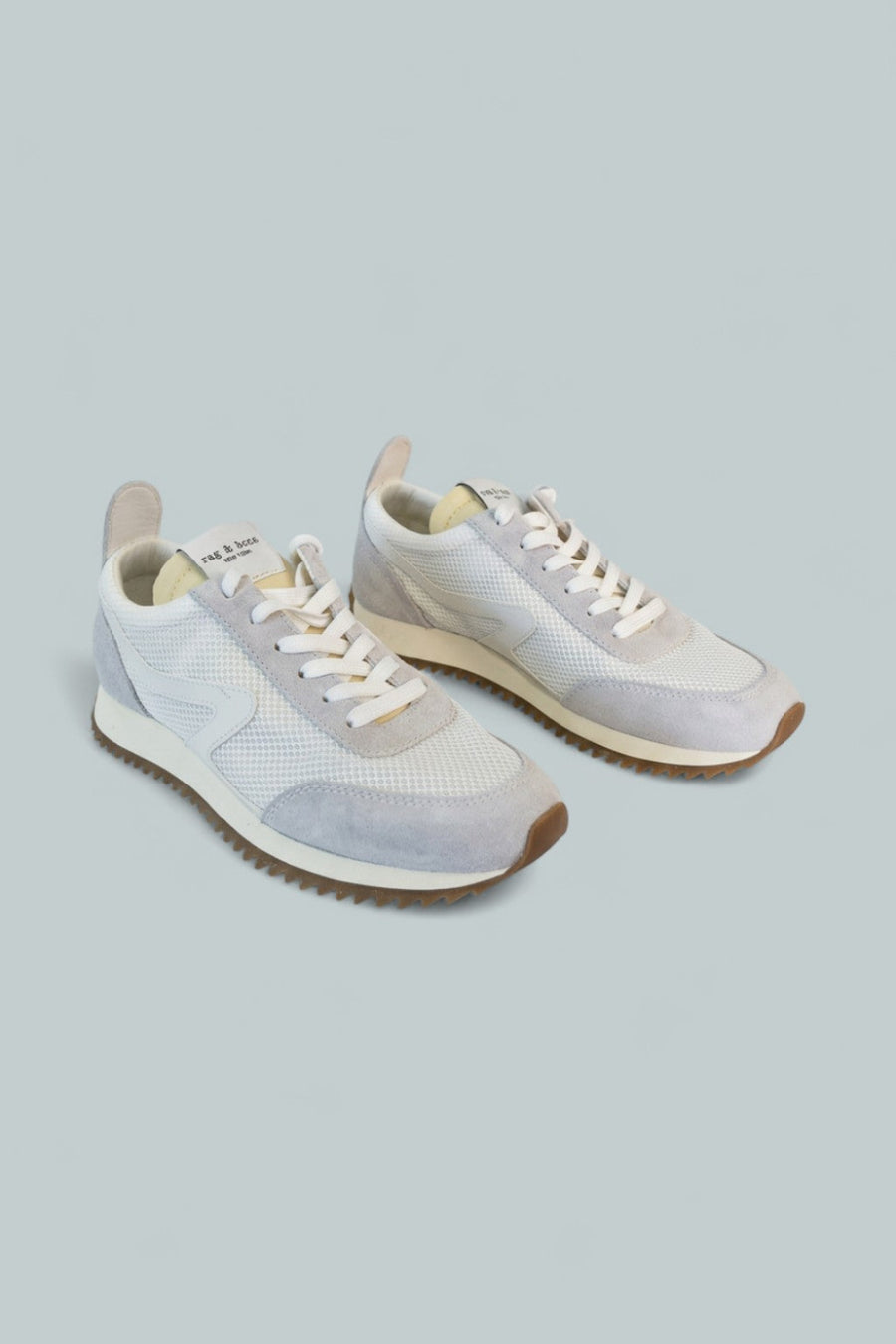Women’s Retro Mesh Running Sneakers - Off White - Sneaker