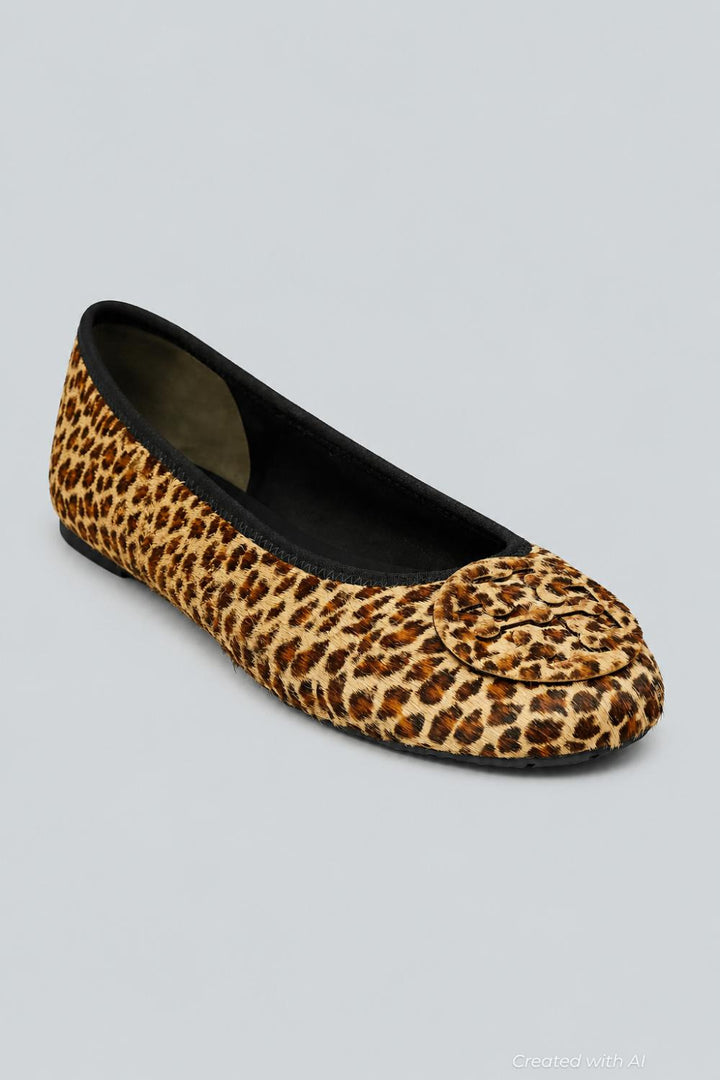 Women’s Reva Travel Ballet - Leopard Multi - 9 - Flats