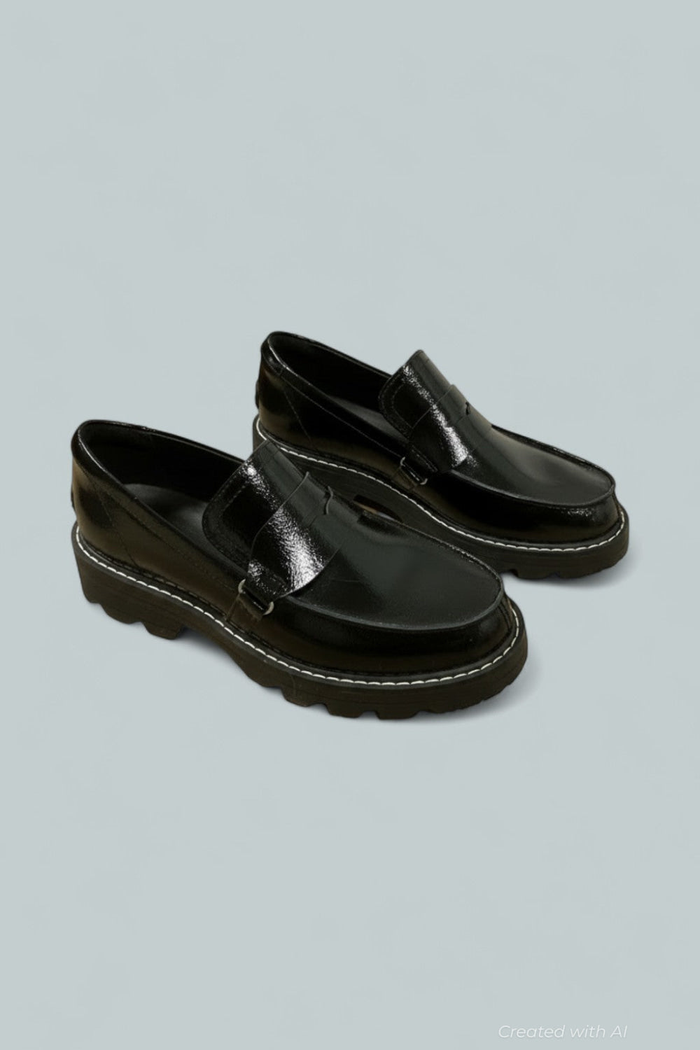 Women’s Revel Ave Loafer Flats - Black/Chalk - 10 - Loafers