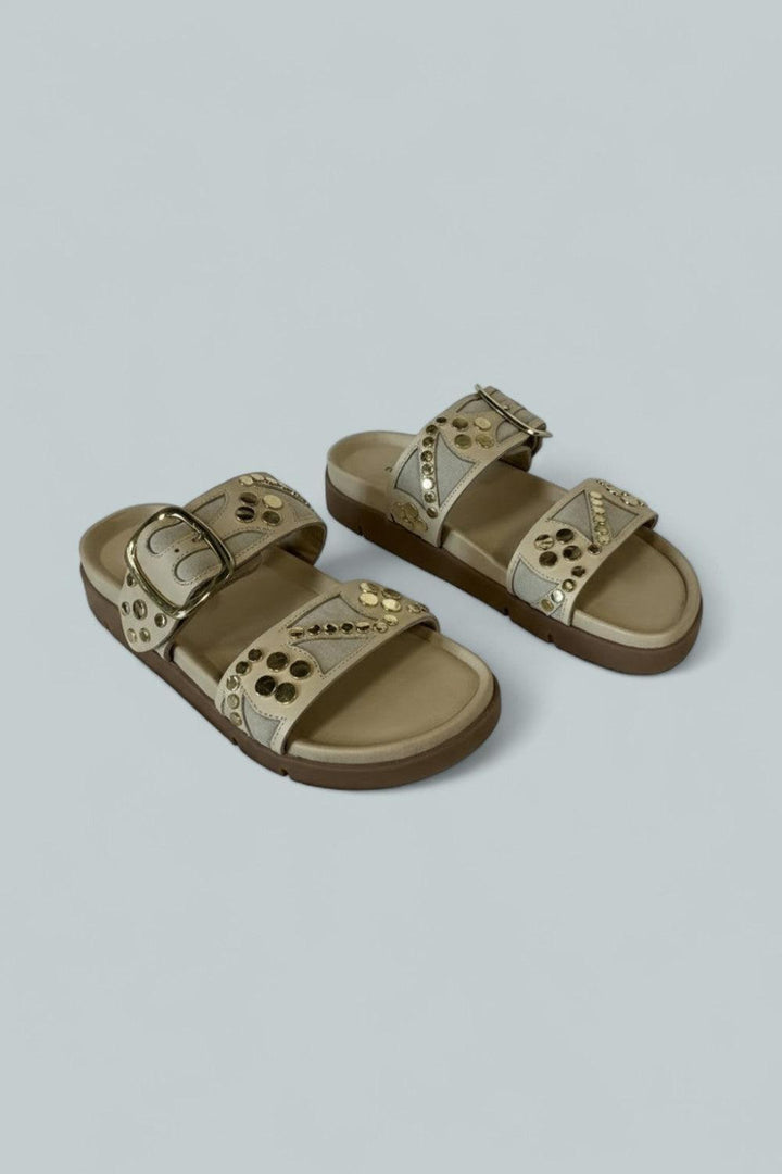Women’s Revelry Studded Slide Sandals - Plaster - 8.5 US / 38.5 EU - Sandals