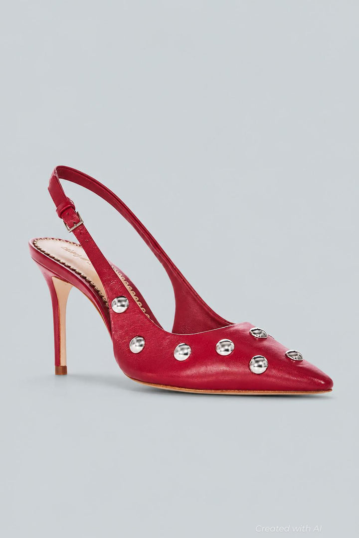 Women’s Rhonda Embellished Pumps - Cherry Rose - US 10 / EU 40 - Slingback