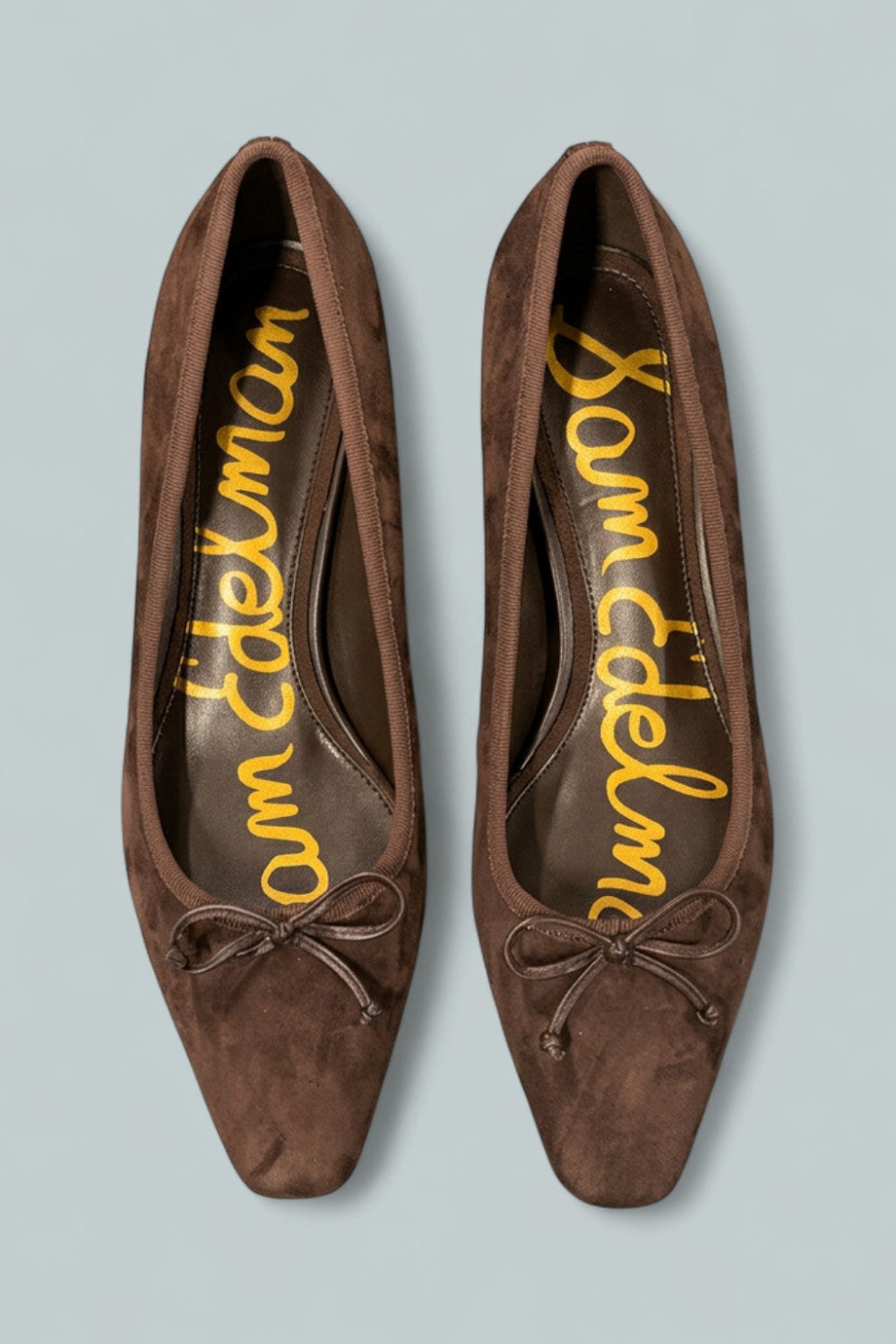 Women’s Rinda Kitten Heel Pumps - Brown Suede - 7 - Heels