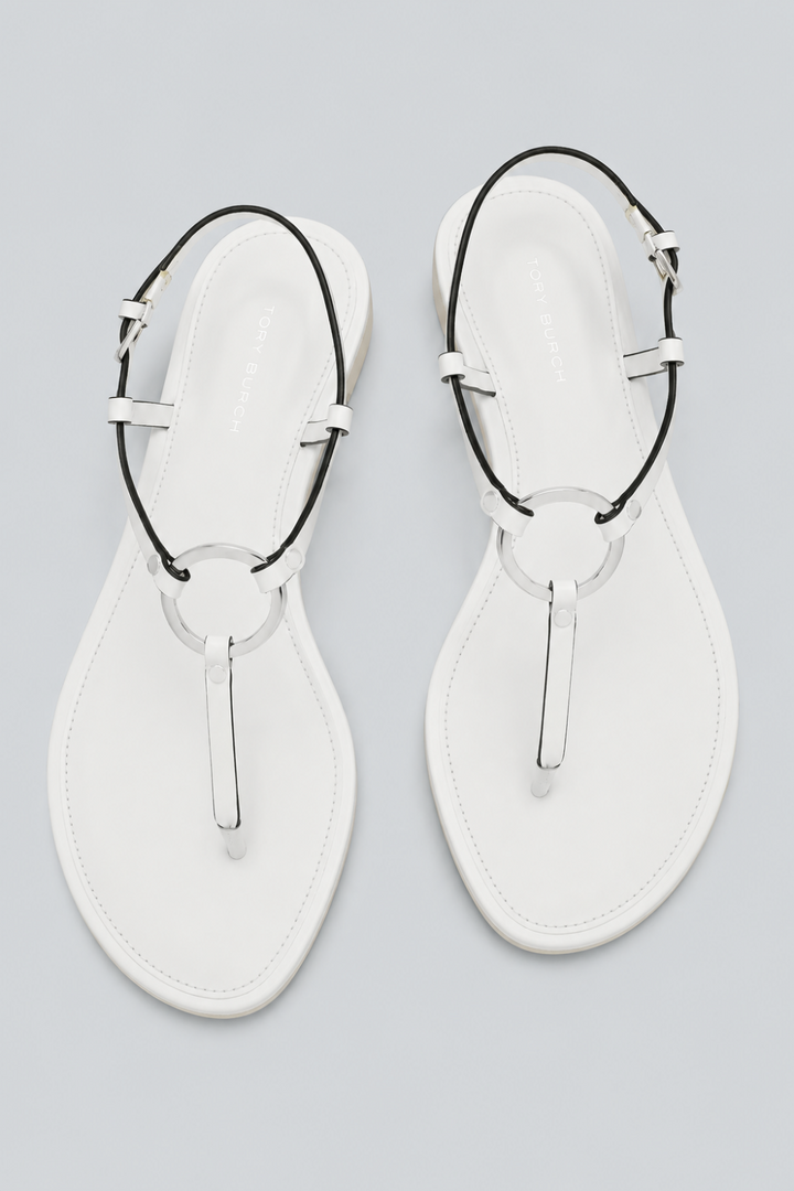 Women’s Ring T-Strap Sandal - Bianco - 9.5 M - Sandal