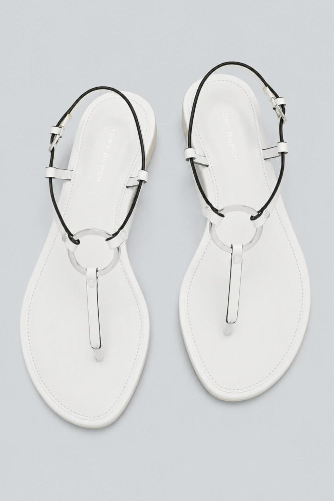 Women’s Ring T-Strap Sandal - Bianco - 9.5 M - Sandal