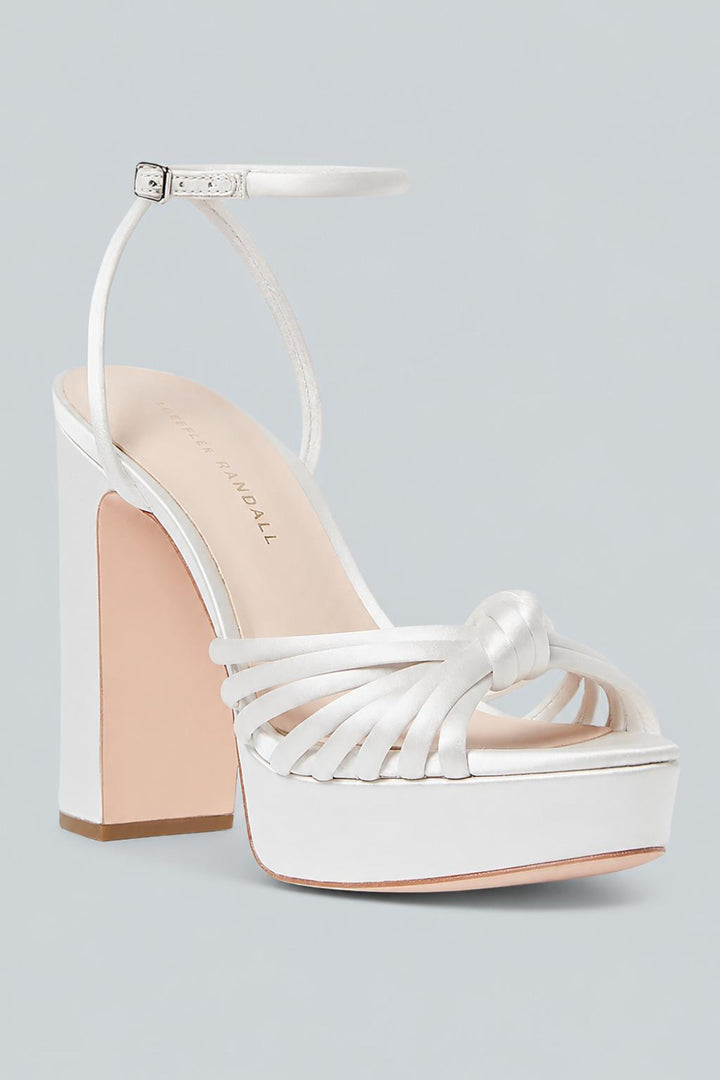 Women’s Rivka Platform High Block Heel Sandals - Cream - 10 - Sandals