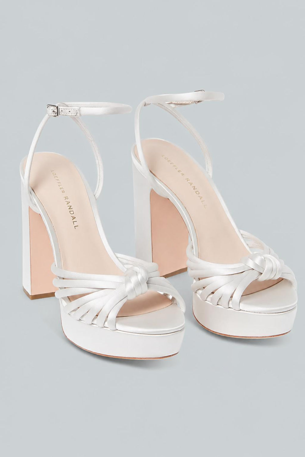 Women’s Rivka Platform High Block Heel Sandals - Cream - 10 - Sandals