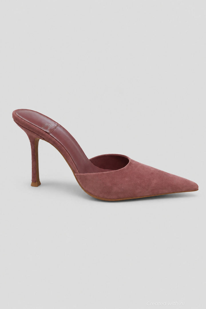 Women’s Robyn Mule Pumps - Dusty Lavender Suede - 7.5 - Mules