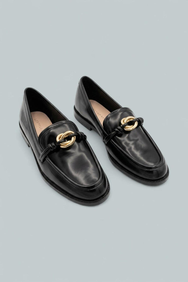 Women’s Roma Loafer Flats - Black - 9 - Loafers