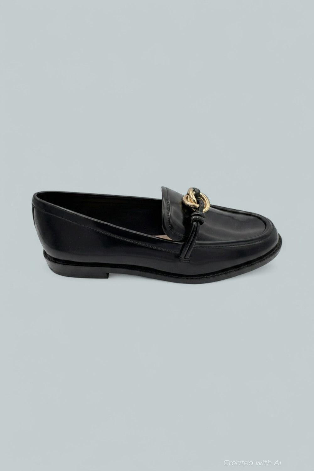 Women’s Roma Loafer Flats - Black - 9 - Loafers