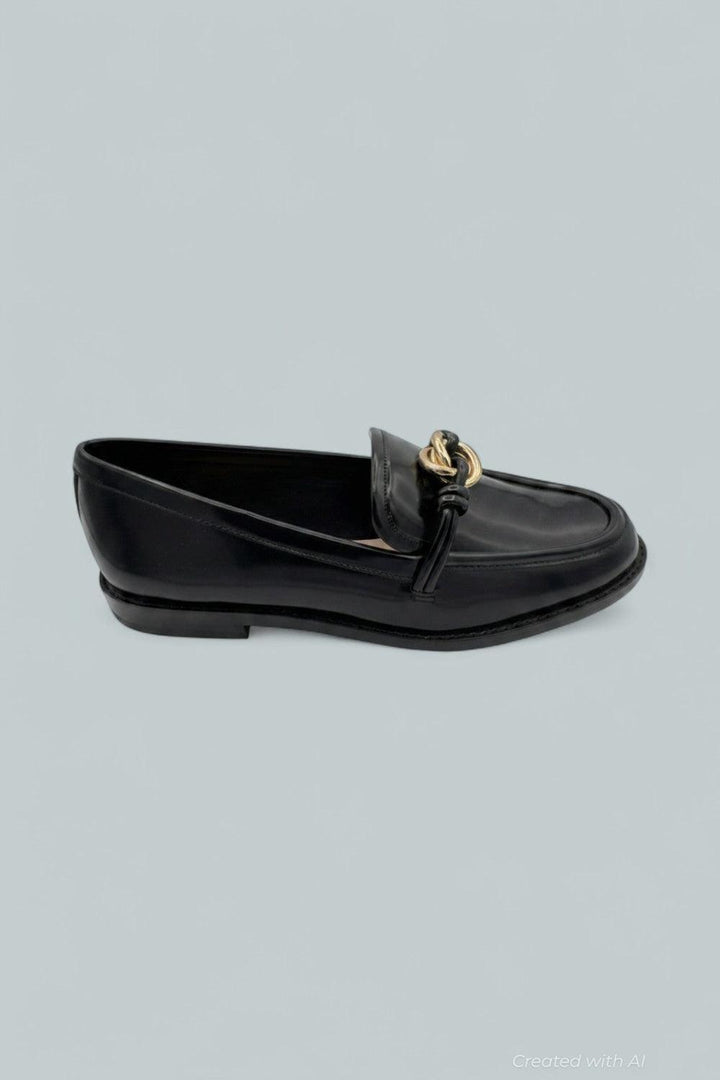 Women’s Roma Loafer Flats - Black - 9 - Loafers