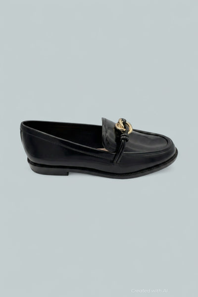 Women’s Roma Loafer Flats - Black - Loafers