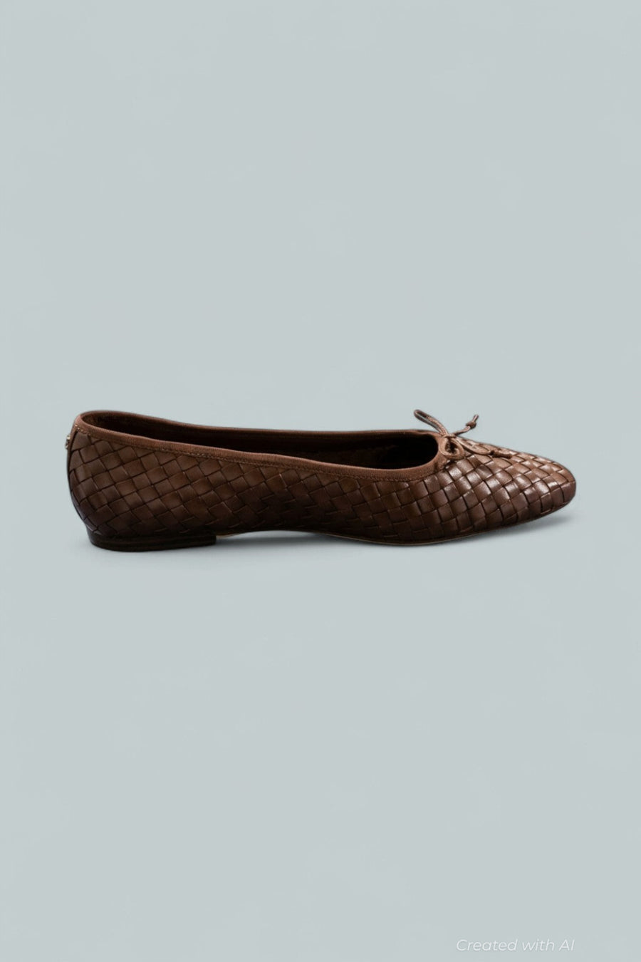 Women’s Ruthie Leather Ballet Flats - Terazzo Brown - Flats