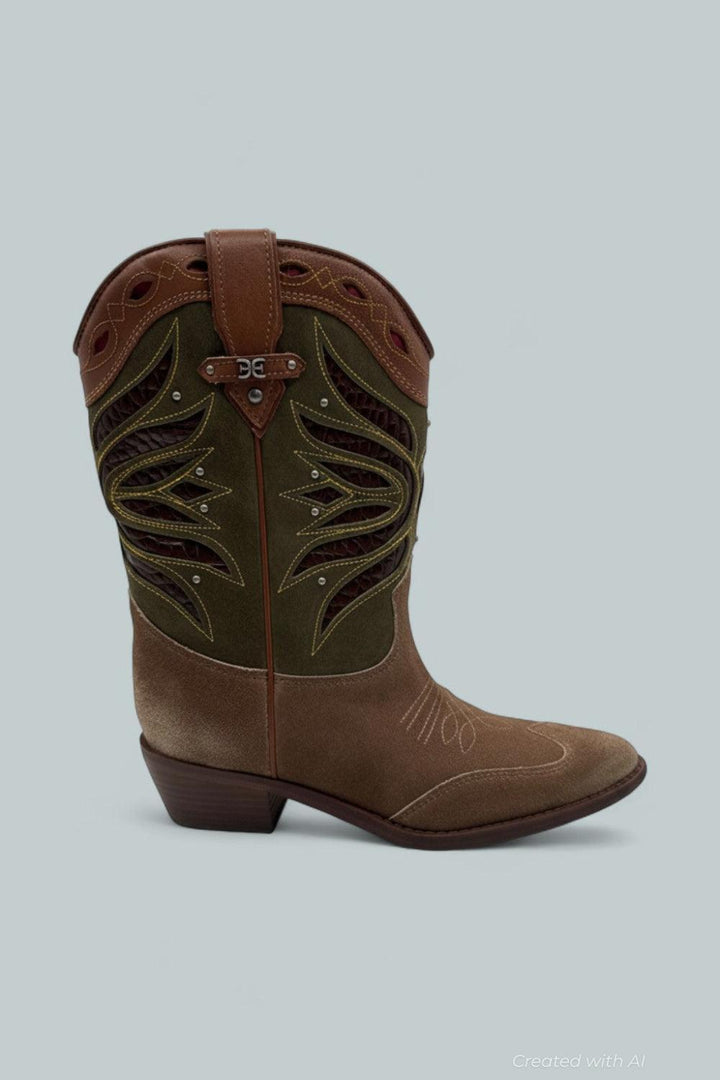 Women’s Rylin Cowboy Boots - Light Terra - 7.5 - Boots